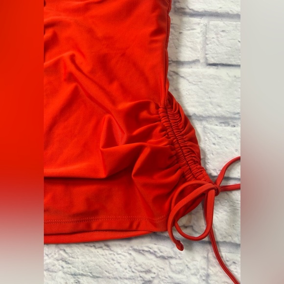 Time and Tru Women's Orange Swim Top. Tankini. Size 2X - Picture 4 of 7